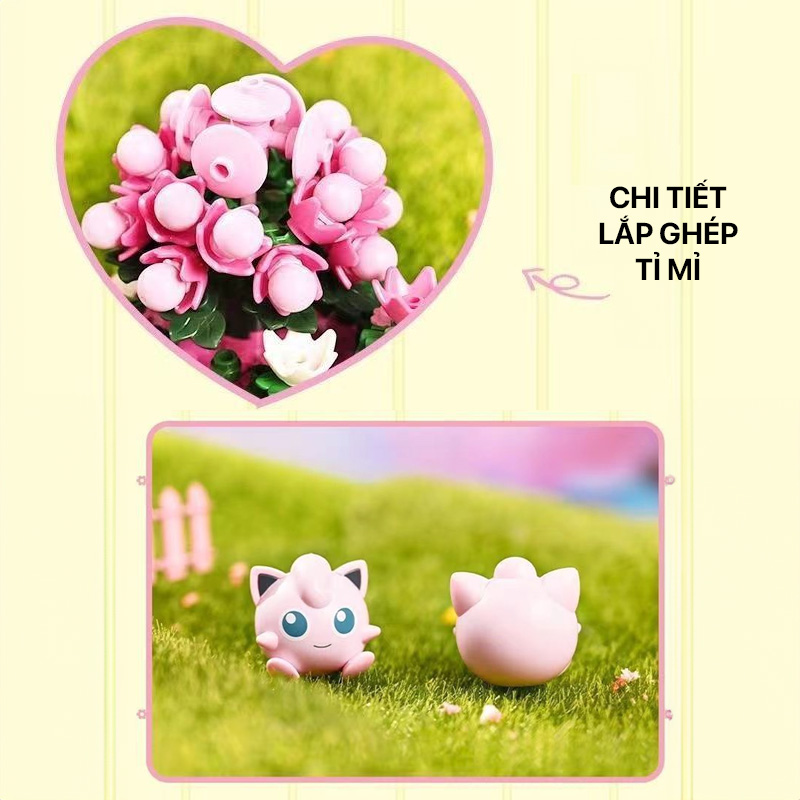 Mô hình lắp ghép - Jigglypuff K20221 2 mo hinh lap ghep jigglypuff k20221 02